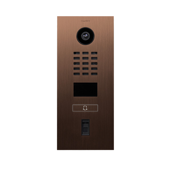 DoorBird D2101FV IP Video Türstation Fingerprint 50, Bronze DoorBird D2101FV IP Video Türstation Fingerprint 50, Bronze
