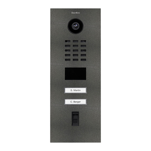 DoorBird D2102FV IP Video Türstation Fingerprint 50, DB 703 DoorBird D2102FV IP Video Türstation Fingerprint 50, DB 703