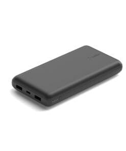 Belkin BOOST CHARGE Powerbank, 20.000mAh 15W, USB-A & -C, blk