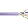 Das DIGITUS Professional Cat.7A S/FTP Verlegekabel zeichnet sich durch folgenden Kabelaufbau aus 4x2x AWG22/1 und erreicht eine Übertragungsfrequenz von bis zu 1500 MHz. Der halogenfreie Kabelmantel ist konform zu der Norm IEC 60332-3-24, FRNC-C, LSZH-3 und der BauPVO Euroklasse Dca. Das Kabel ist für die strukturierte Gebäudeverkabelung im sekundären und tertiären Bereich geeignet. Konform zu den Normen ISO/IEC 11801, DIN EN 50173, DIN EN 50288-9-1.