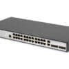 Mit dem DIGITUS 2-Port KVM-Switch für Single-Displays haben Sie die Möglichkeit, zwei 4K-fähige PCs über eine einzige USB-Tastatur- und Mauskombination zu bedienen. Per Knopfdruck oder Hotkey schalten Sie bequem zwischen den beiden PCs um und sparen sich aufwendiges Umstecken sämtlicher Kabel. Die Ausgabe an einen Monitor erfolgt über die HDMI Ausgänge an der Rückseite. Audiosignale von Mikrofon und Lautsprecher werden ebenfalls umgeschaltet. Zusätzlich ist ein USB Anschluss an der Frontseite vorhanden, der für weitere Peripheriegeräte wie zum Beispiel USB-Sticks oder externe Festplatten an beiden PCs genutzt werden kann. Die angeschlossenen Peripherie-Geräte werden jeweils dem aktiven PC zugeordnet. Status-LED an der Frontseite des Switches zeigen Ihnen jederzeit die aktuelle Konfiguration an. Abgerundet wird der Switch durch das robuste Metallgehäuse.