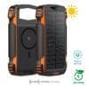 4smarts Solar Powerbank TitanPack UltiMag 20000mAh, schwarz Dieser 360° Schutz vereint ein hochqualitatives Displayschutzglas in Kombination mit einer flexiblen Schutzhülle. Der Easy-Assist Installationsrahmen macht die Montage des Schutzglases zum Kinderspiel. Ideal auch als Starter-Paket für dein Smartphone.