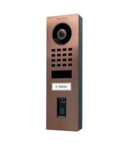 DoorBird IP Video Türstation D1101FV Fingerpr. Edels, Bronze