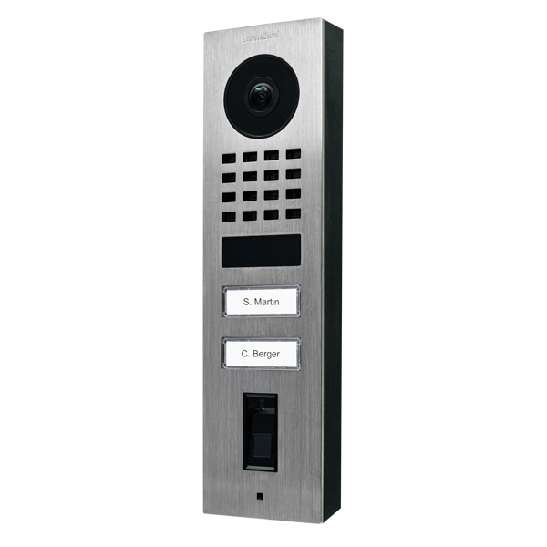 DoorBird IP Video Türst. D1102FV Fingerpr. Edels. V4A, Aufputz DoorBird IP Video Türst. D1102FV Fingerpr. Edels. V4A, Aufputz
