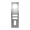 DoorBird Frontblende D1101FV Fingerpr. Edels. V2A, Aufputz Die Video Türstation D1101FV von Doorbird bietet Ihnen optimale Bildqualität und ein klares Design.Die Kamera überzeugt mit HDTV, Ultraweitwinkel und Nachtsichtfähigkeit. In Kombination mit den Audiofunktionen Echo- und Rauschunterdrückung sowie Zwei-Wege Audio Streaming können Sie Ihre Besucher sehen und komfortabel mit ihnen sprechen.Dank des integrierten 4D Bewegungssensors entgeht Ihnen zudem nichts, was vor Ihrem Haus passiert. Durch die individuellen Konfigurationsmöglichkeiten können Sie einstellen, ob und wie Sie über verschiedene Ereignisse informiert werden wollen. Sprechen Sie mit Ihren Besuchern an der Tür über Ihr Smartphone und öffnen Sie die Tür - von überall auf der Welt.DoorBird arbeitet nur mit den Besten zusammen: Der Fingerabdruckleser ist mit der Technologie von Fingerprint Cards AB (Fingerprints) ausgestattet - dem weltweit führenden Biometrieunternehmen mit Stammsitz in Schweden. Die Fingerprints-Technologie ist in mehreren hundert Millionen Geräten und Anwendungen zu finden und wird täglich milliardenfach genutzt. Dank ihr ist eine sichere und bequeme Identifizierung und Authentifizierung per Fingerabdruck möglich.