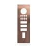 DoorBird Frontblende D1102FV Fingerpr. Edels., Bronze, Unterputz Die Video Türstation D1102FV von Doorbird aus gebürstetem Edelstahl bietet Ihnen optimale Bildqualität und ein klares Design.Die Kamera überzeugt mit HDTV, Ultraweitwinkel und Nachtsichtfähigkeit. In Kombination mit den Audiofunktionen Echo- und Rauschunterdrückung sowie Zwei-Wege Audio Streaming können Sie Ihre Besucher sehen und komfortabel mit ihnen sprechen.Dank des integrierten 4D Bewegungssensors entgeht Ihnen zudem nichts, was vor Ihrem Haus passiert. Durch die individuellen Konfigurationsmöglichkeiten können Sie einstellen, ob und wie Sie über verschiedene Ereignisse informiert werden wollen. Sprechen Sie mit Ihren Besuchern an der Tür über Ihr Smartphone und öffnen Sie die Tür - von überall auf der Welt.DoorBird arbeitet nur mit den Besten zusammen: Der Fingerabdruckleser ist mit der Technologie von Fingerprint Cards AB (Fingerprints) ausgestattet - dem weltweit führenden Biometrieunternehmen mit Stammsitz in Schweden. Die FingerprintsTechnologie ist in mehreren hundert Millionen Geräten und Anwendungen zu finden und wird täglich milliardenfach genutzt. Dank ihr ist eine sichere und bequeme Identifizierung und Authentifizierung per Fingerabdruck möglich.