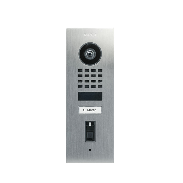 DoorBird IP Video Türst. D1101FV Fingerpr. Edels. V4A, Unterputz DoorBird IP Video Türst. D1101FV Fingerpr. Edels. V4A, Unterputz