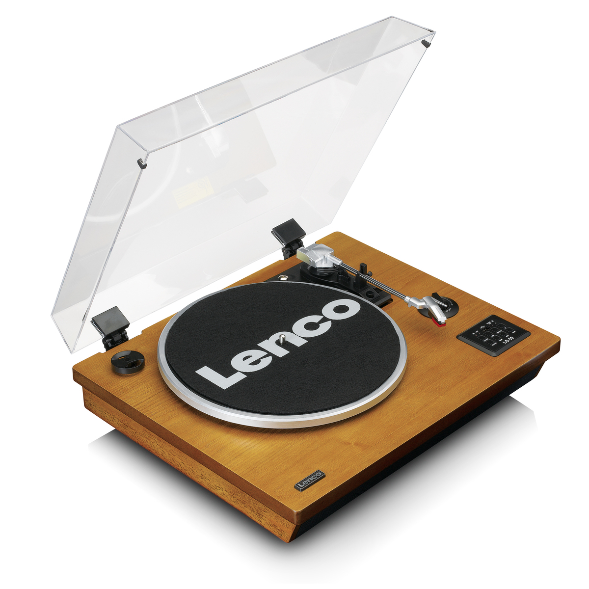 Lenco LS-55WA Plattenspieler +BT, USB, MP3, Lautsprecher, Holz - best4you | Plattenspieler