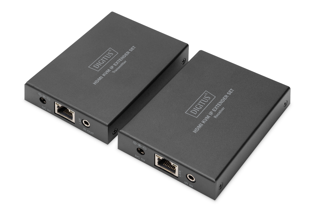 DIGITUS HDMI KVM IP Extender Set DIGITUS HDMI KVM IP Extender Set