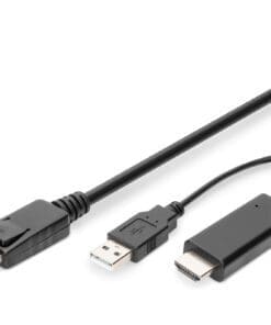 Digitus 4K HDMI Adapterkabel - HDMI auf DisplayPort