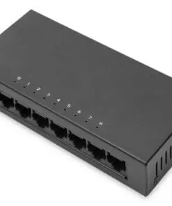 DIGITUS 8-Port Switch, 10/100 Mbps Fast Ethernet, Unmanaged