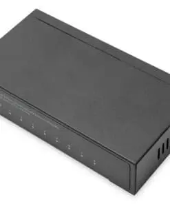 DIGITUS 8-Port Gigabit Switch, Desktop,Unmanaged,Metallgehäuse