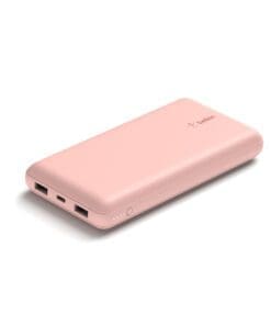 Belkin BOOST CHARGE Powerbank, 20.000mAh 15W, USB-A & -C, rosa