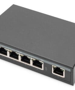 DIGITUS 4-Port Gigabit 4PPoE Extender, 802.3at, 60 W