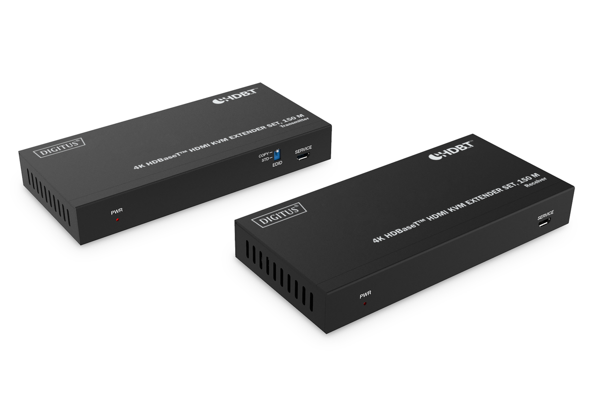 DIGITUS 4K HDBaseT™ HDMI KVM Extender Set, 150 m DIGITUS 4K HDBaseT™ HDMI KVM Extender Set, 150 m