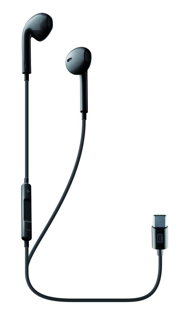 Schwarz Kopfhörer Cellularline USB-C best4you Mikrofon - mit