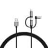 VARTA 3in1 Cable USB A-Light/Micro/Type C Snap & Charge! Drahtloses Ladegerät fürs Auto: Smartphone-Halterung und Ladegerät in einem Produkt vereint, gestärkt durch magnetische Aufladung!