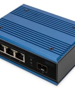 DIGITUS 4-Port 10/100Base-TX to 100Base-FX Ind. Ethern. Switch