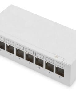 DIGITUS Desktop Modular Patch Panel, geschirmt, 8-Port