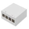 DIGITUS Desktop Modular Patch Panel, geschirmt, 4-Port