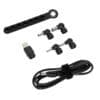 Targus DC Cable and Legacy Charging Tip Pack Dieser unglaublich schlanke und gut ausbalancierte Stylus verfügt über einen nahtlos integrierten Taschenclip, der sowohl schlank als auch funktional ist. Der Targus Stylus kann überallhin mitgenommen werden und ist bereit, die Verlängerung Ihrer Hand und Ihr kreativer Partner zu sein, wenn Sie auf Ihrem Gerät mit größerer Freiheit skizzieren, schreiben und kreieren. Mit dem neuen Targus Stylus können Sie auf Ihrem Tablet oder Smartphone handschriftliche Notizen erstellen, freier zeichnen, Fotos präziser bearbeiten und Ihre Ideen ganz einfach skizzieren - ganz nach Ihren Vorstellungen.Targus Antimicrobial Protection ist eine in das Material eingearbeitete Schutzschicht, die eine saubere Oberfläche schafft und den Stift schützt. Anders als topisch aufgetragene Sprays wird der antimikrobielle Schutz in das Material eingearbeitet und wirkt kontinuierlich, um das Wachstum von Mikroorganismen zu verhindern.
