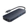 Hyper HyperDrive EcoSmart Gen.2 Universal USB-C 8-in-1 Hub HyperDrive Next 7-Port-USB-C-Hub – die ultimative Konnektivitätslösung für Kreative, Redakteure, Fotografen und mehr. Mit der erweiterten 4K 60 Hz-Monitorunterstützung für Mac, PC und Chromebook, 7 ultraschnellen Anschlüssen und blitzschnellen Datenübertragungen können Sie Ihr kreatives Potenzial überall entfalten. Erleben Sie 2-mal schnellere Dateiübertragungen mit den 10-Gbit/s-USB-Anschlüssen und 3-mal schnellere Foto- und Videoübertragungen mit SD 4.0. Laden Sie Ihr Gerät mit einem 100-W-PD-Power-Pass-Through-Anschluss auf und treffen Sie mit der EcoSmart-Technologie eine nachhaltige Wahl.