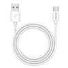 PEDEA Schnelllade- und Datenkabel USB-A/USB-C®, 1m, weiß