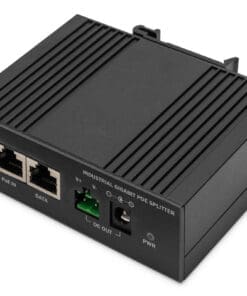 DIGITUS Industrial POE Splitter, DIN Rail, 60 W,IEEE802.3at/af