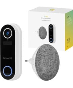Hombli smarte Türklingel 2 (weiß) + Gong