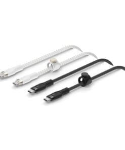 Belkin PRO Flex Silikon-Kabel, USB-C/USB-C 2.0, 1m, Doppelpack
