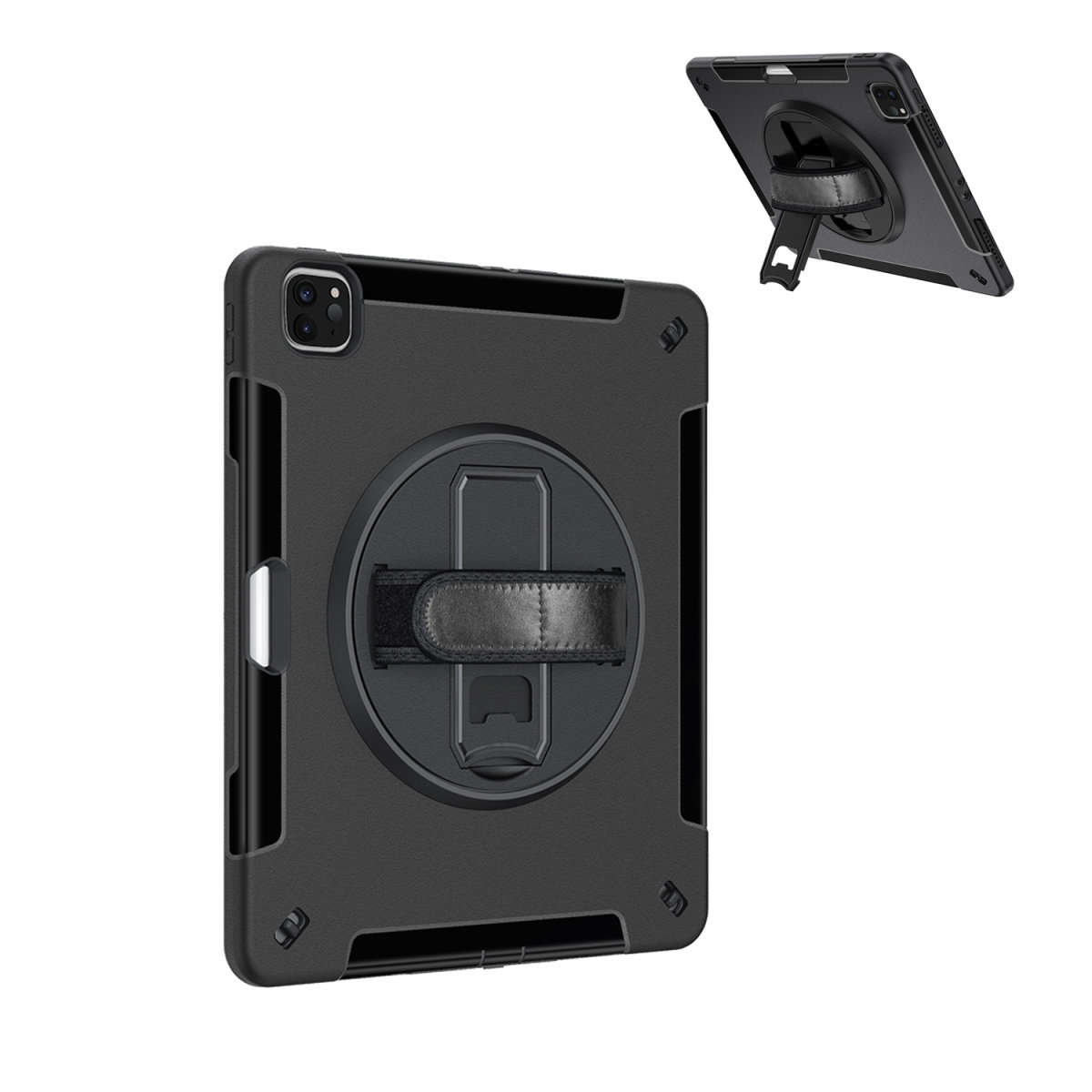 4smarts Rugged Case Grip für iPad Pro 12.9 (6.Gen), schwarz - best4you