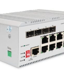 DIGITUS 8 Port Switch, Industrial, L2 managed, 4 SFP Uplink