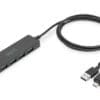 DIGITUS USB 3.0 Hub 4-Port, Slim Line