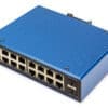 DIGITUS Industrial 16+2 Port L2 managed Gig Ether PoE Switch