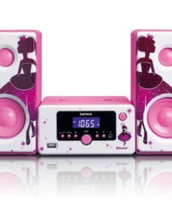 LENCO MC-020 Mikro-Stereoanlage mit FM-Radio und BT Princess