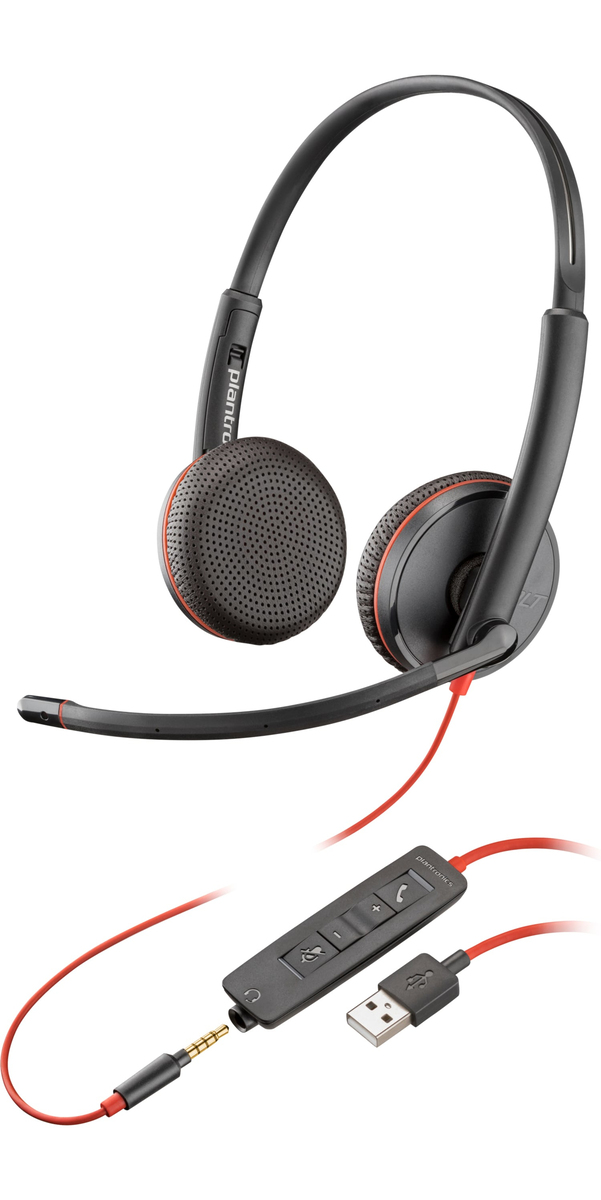 Poly Ersatz Headset Blackwire C3225 binaural 3,5 mm Poly Ersatz Headset Blackwire C3225 binaural 3,5 mm
