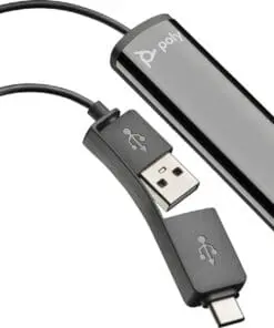 Poly DA75 Wideband QD auf USB-Adapter (USB-A & USB-C)