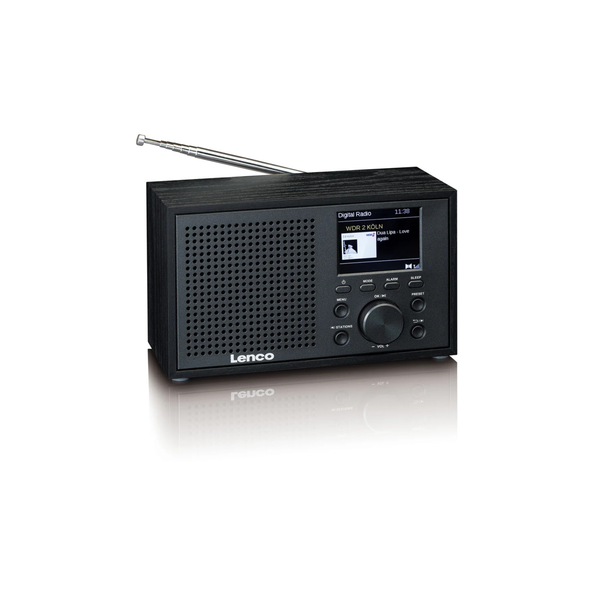 LENCO DAR-017 DAB+/FM Radio mit Bluetooth black - best4you