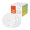 Hombli Chime ist ein drahtloser Türgong für die Hombli Smart Doorbell und Hombli Smart Doorbell 2. Mit diesem drahtlosen Türgong hören Sie Ihre Smart-Türklingel auch ohne Ihr Smartphone. So verpassen Sie keine Besucher oder den Paketdienst, nur weil Sie Ihr Smartphone gerade nicht zur Hand haben oder der Akku leer ist.Der Hombli Chime 2 Türgong verfügt über einen besonders leistungsfähigen Lautsprecher mit einer anpassbaren Lautstärke zwischen 25 dB und 110 dB. Bei einer Auswahl von 21 verschiedenen Klingeltönen finden Sie garantiert Ihren Favoriten. Und das ansprechende Design mit Stoffüberzug passt perfekt in jedes Zuhause.Die Installation des Hombli Chime 2 ist kinderleicht. Stecken Sie das Gerät einfach in eine EU-Steckdose und verbinden Sie es mit der Hombli Smart Doorbell oder Smart Doorbell 2. Das Gerät verfügt über ein starkes Signal und kann über eine Distanz von bis zu 30 m mit Ihrer Smart-Türklingel kommunizieren. So können Sie Ihren Hombli Chime 2 Türgong in jedem beliebigen Zimmer im Haus platzieren. Sie können sogar mehrere Hombli Chime Geräte mit Ihrer Smart-Türklingel verbinden, damit Sie Ihre Türklingel im ganzen Haus hören können.