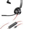 Poly Headset Blackwire C3315 Mono USB-C/A & 3,5 mm