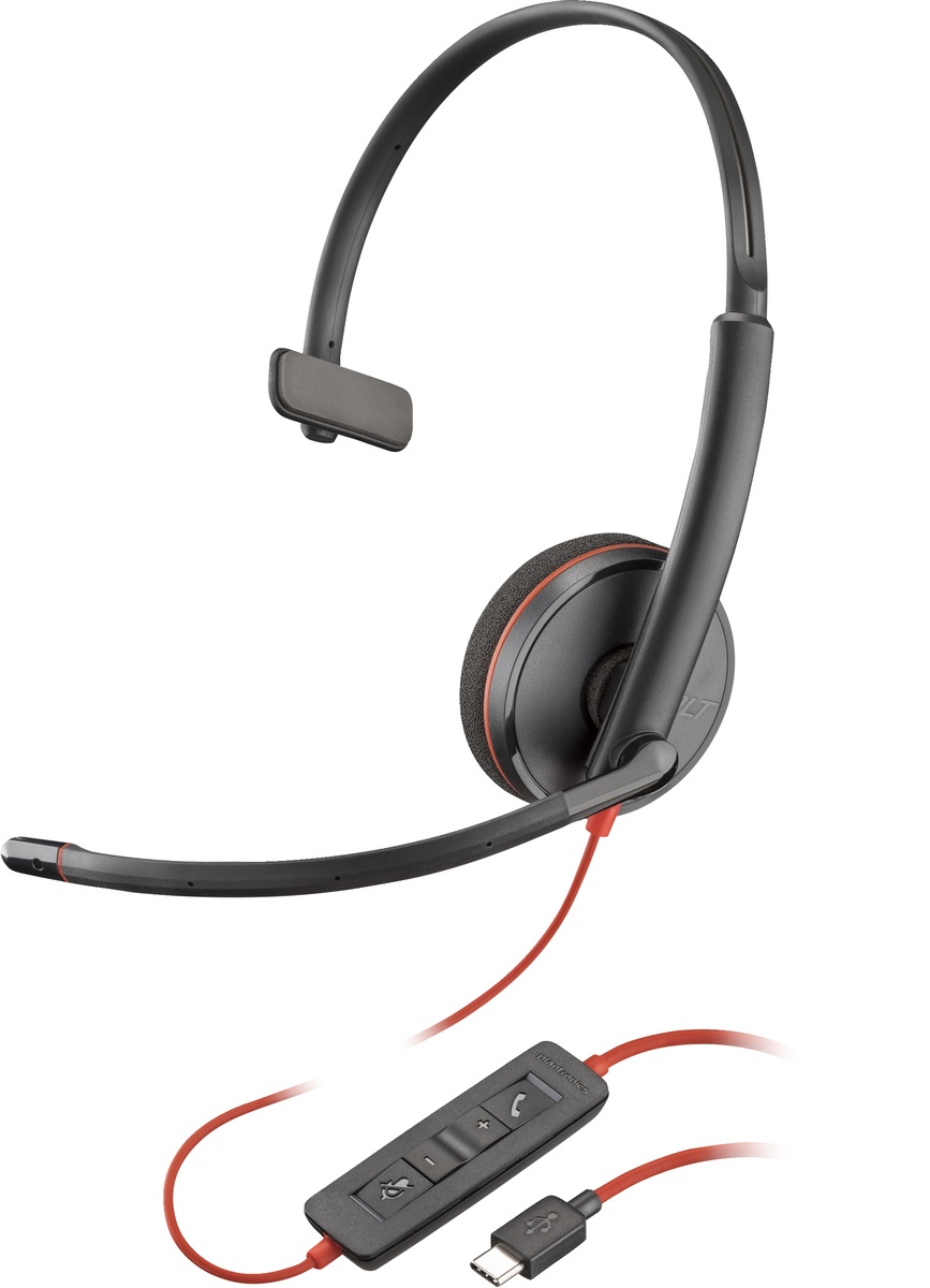Poly Headset Blackwire C3210 Mono USB-C/A (bulk) Poly Headset Blackwire C3210 Mono USB-C/A (bulk)