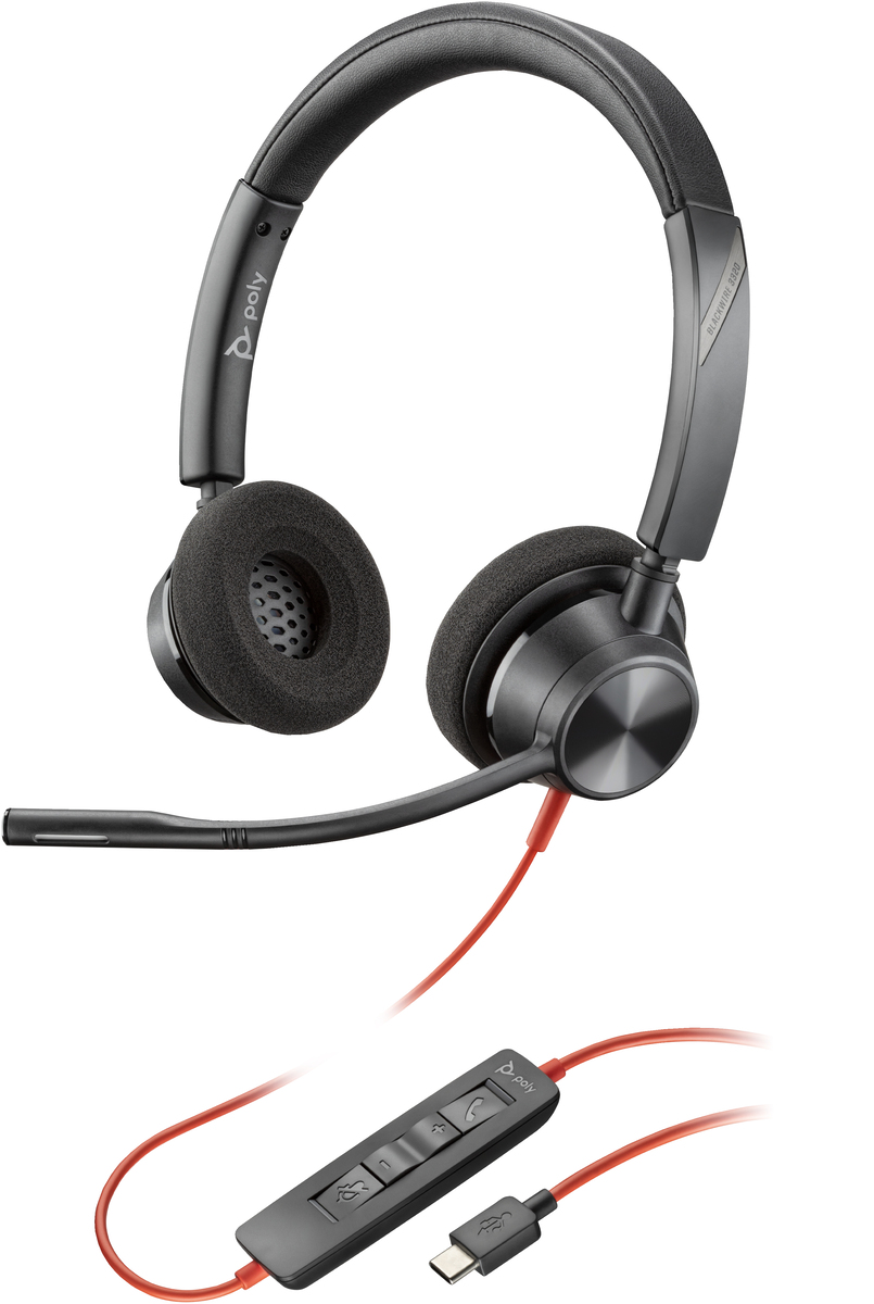 Poly Headset Blackwire C3320 Stereo USB-C/A Poly Headset Blackwire C3320 Stereo USB-C/A