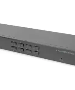 DIGITUS Desktop 8 Port HDMI KVM Switch Single View