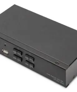 DIGITUS KVM Switch, 4x1 DP, DP Out,USB