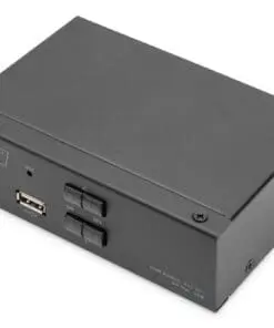 DIGITUS KVM Switch, 2x1 DP, DP Out,USB