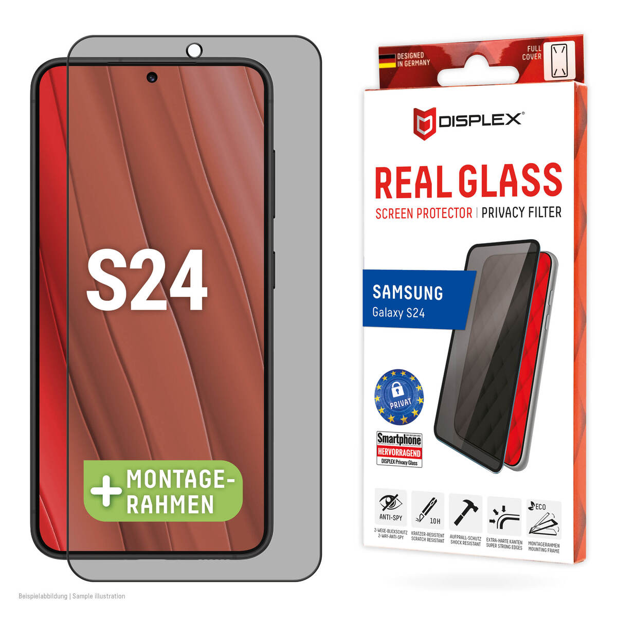 DISPLEX Privacy Glass Samsung Galaxy S24 - best4you