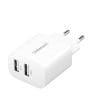 Intenso Power Adapter 24W, 2x USB-A Bei neuen Geräten wie Mobiltelefonen oder Tablets wird immer häufiger auf Zubehör, wie Netzteile, verzichtet. Deshalb wurde der W20C Power Adapter von Intenso entwickelt. Er ist ein zuverlässiges 20 Watt Netzteil mit USB-C Anschluss, perfekt für dein Smartphone oder Tablet in Kombination mit einem USB-Kabel. Es besticht durch sein schnörkelloses Design und bietet alles, was du zum zuverlässigen und effizienten Aufladen deiner Geräte benötigst. Mit seinem kompakten und unauffälligen Design fügt sich das W20C Netzteil von Intenso nahtlos in jede Umgebung ein. Einfach anschließen und das Netzteil liefert die benötigte Energie, wenn du sie brauchst. Der Intenso W20C Power Adapter liefert eine konstante und zuverlässige Leistung von 20 Watt und sorgt dafür, dass deine Geräte aufgeladen und einsatzbereit sind. Das Netzteil ist die praktische Lösung für deine täglichen Ladeanforderungen.