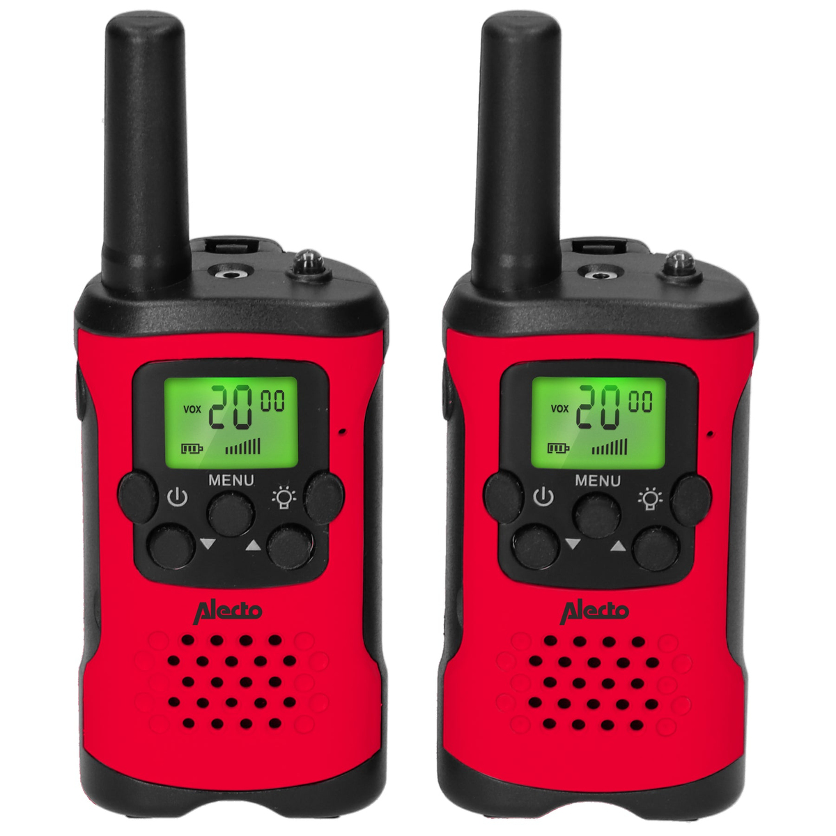 ALECTO FR-115RD Walkie-Talkie-Set, rot/schwarz ALECTO FR-115RD Walkie-Talkie-Set, rot/schwarz