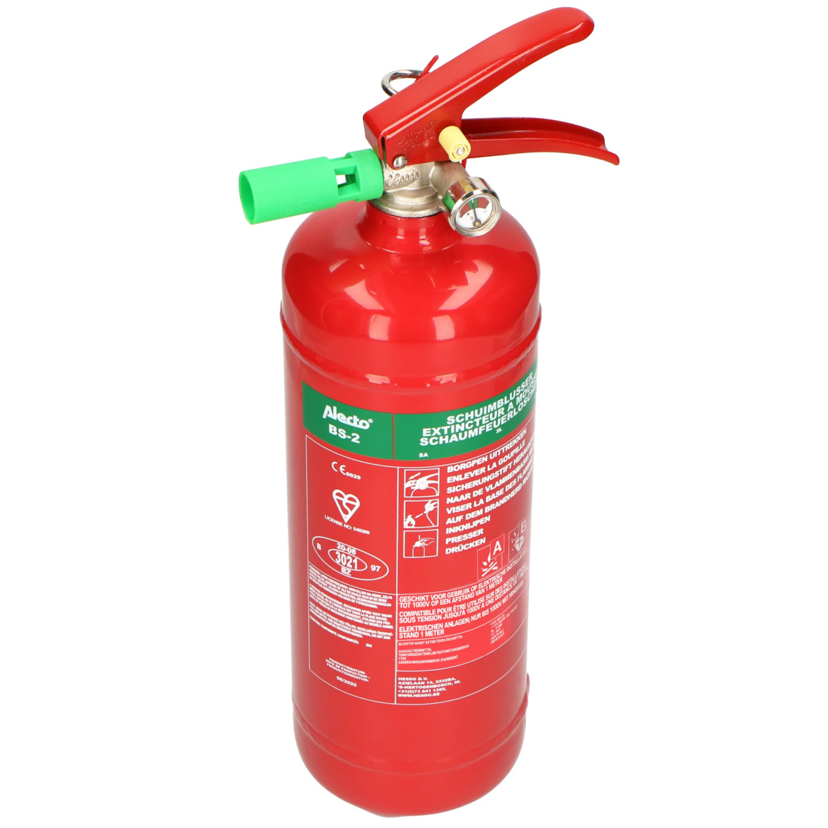 Alecto ABS-2 - Schaumlöscher 2l Alecto ABS-2 - Schaumlöscher 2l