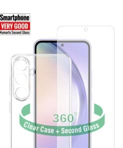 4smarts 360° Starter Set Glas + Case für Galaxy A55